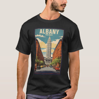 Camiseta Albany New York Usa Viagens vintage Turismo