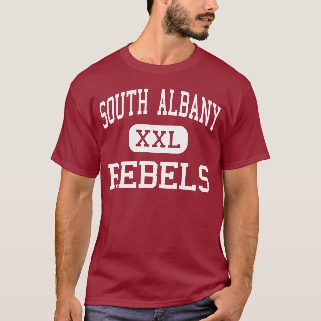 Camiseta Albany sul - rebeldes - alta - Albany Oregon (Frente)