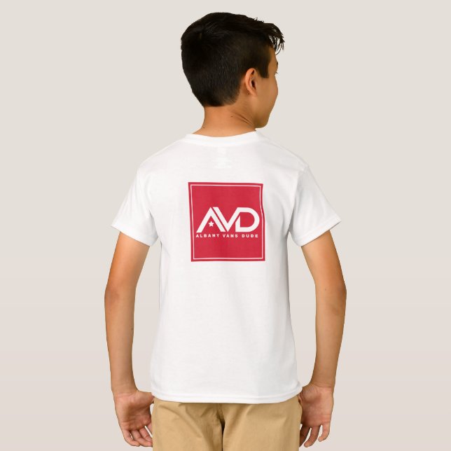 Camiseta ALBANY VANS DUDE Design de banho novo! (Parte Traseira Completa)