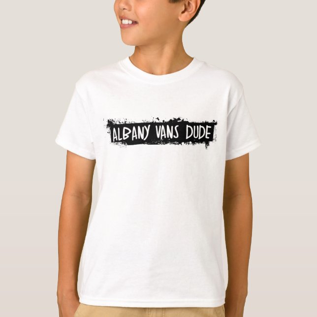 CAMISETA ALBANY VANS DUDE - DESIGN PRETO (Frente)