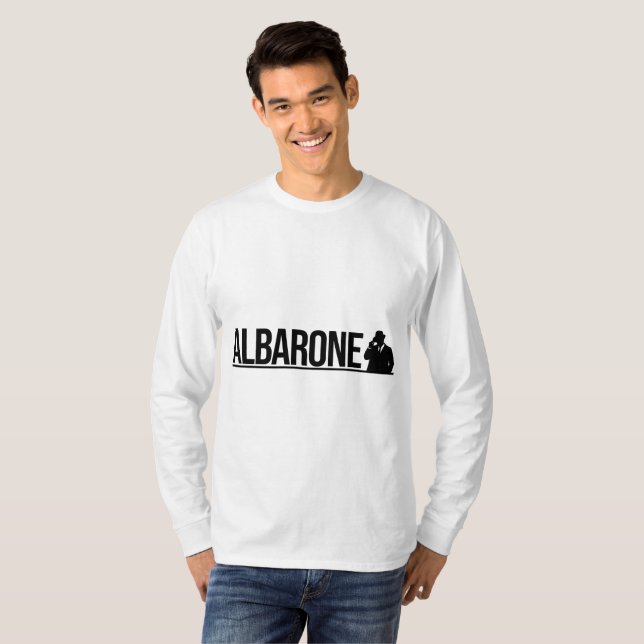 Camiseta Albarone Gangster Silhouette Graphic - black  Hood (Frente Completa)