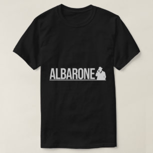 Camiseta Albarone Gangster Silhueta Gráfica - Branco