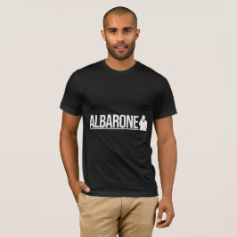Camiseta Albarone Gangster Silhueta Gráfica - Branco