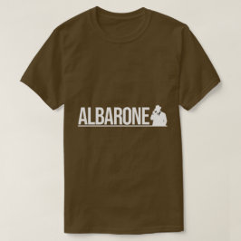 Camiseta Albarone Gangster Silhueta Gráfica - Branco