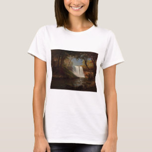 Camiseta Albert Bierstadt Painting Forest Waterfall Destina