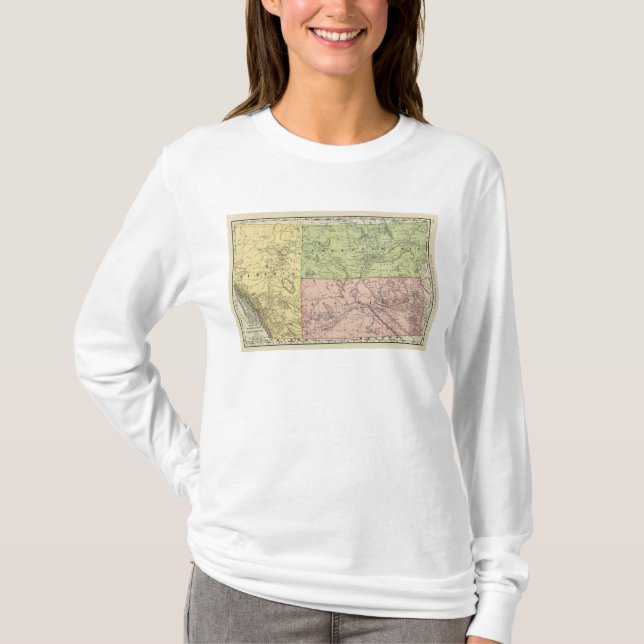 Camiseta Alberta, Saskatchewan (Frente)