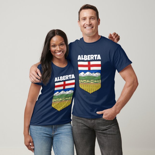 Camiseta Alberta Strong - Provincial Shield (Unissex)