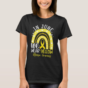 Camiseta Albinismo Consciência Arco-Íris Em Junho Vestimos 