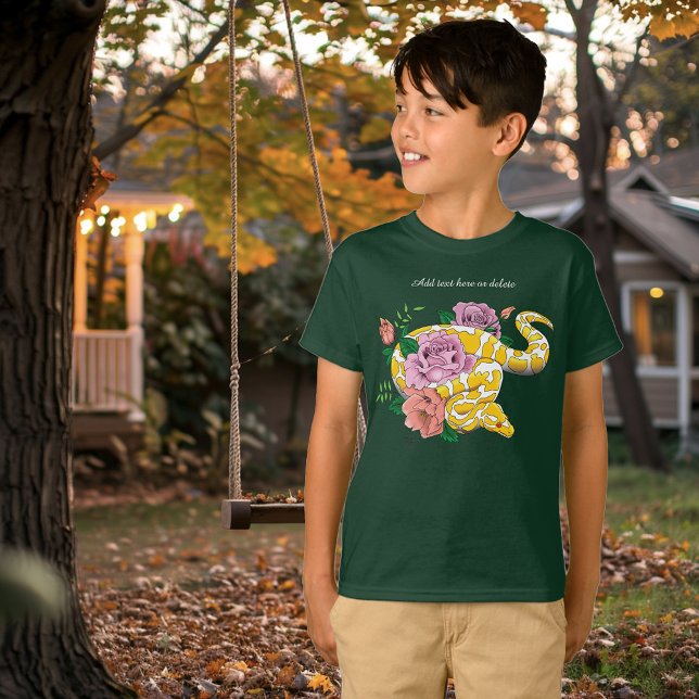 Camiseta Albino Ball Python Amarelo (Criador carregado)