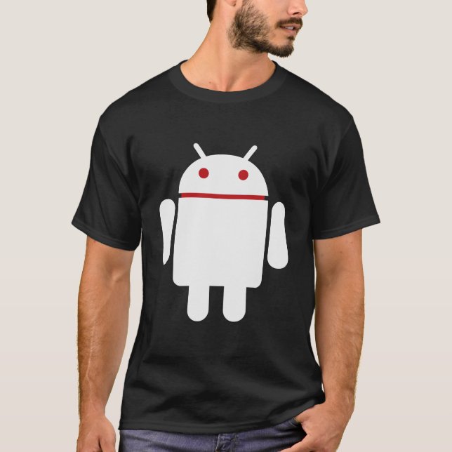 Camiseta Albino do Android (Frente)