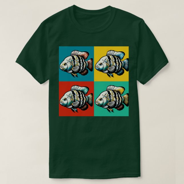 Camiseta Albino Tiger Barb Peixes Tropicais Legal (Frente do Design)