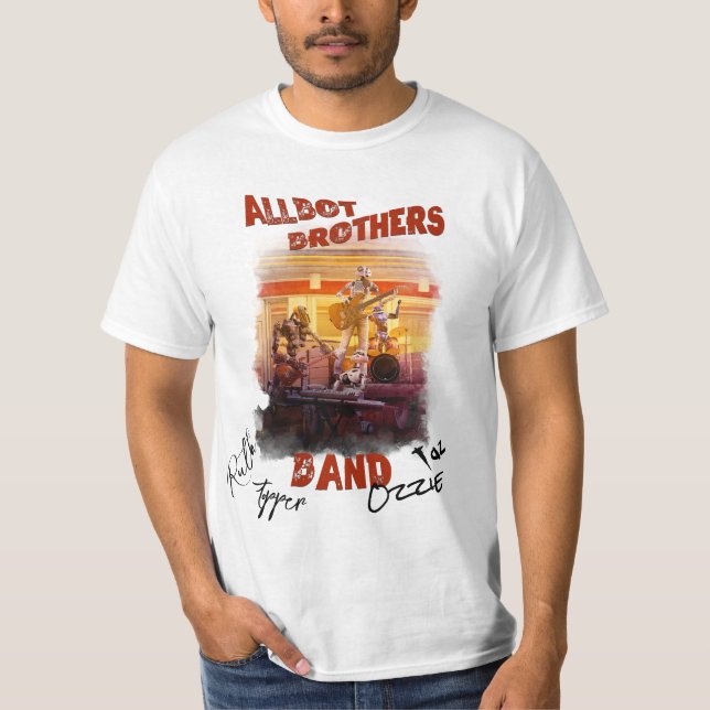 Camiseta Albot Brothers Banda T-shirt assinada (Frente)