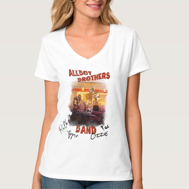 Camiseta Albot Brothers Banda T-shirt assinada (Frente)