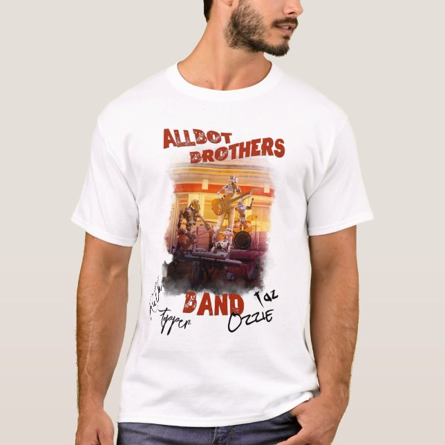 Camiseta Albot Brothers Banda T-shirt assinada (Frente)