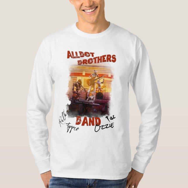 Camiseta Albot Brothers Banda T-shirt assinada (Frente)