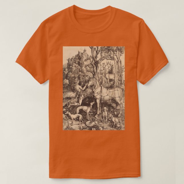 Camiseta Albrecht Durer Saint Eustace 1500 (Frente do Design)