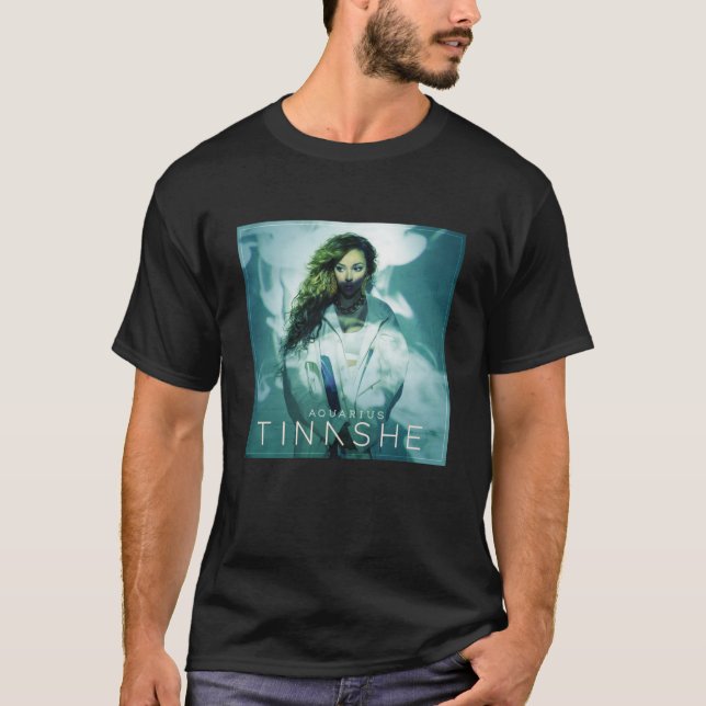 Camiseta Álbum Aquário de Tinashe Singer Classic (Frente)