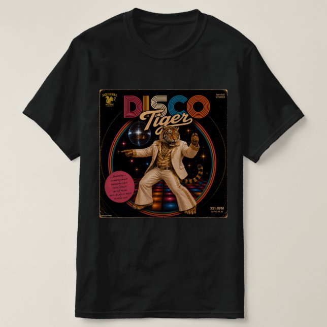 Camiseta Álbum Disco Tiger (Frente do Design)