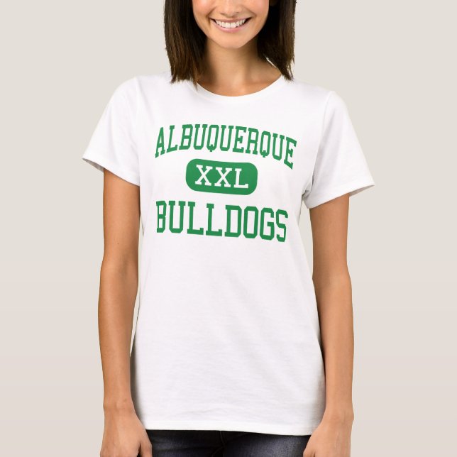 Camiseta Albuquerque - buldogues - alto - Albuquerque (Frente)