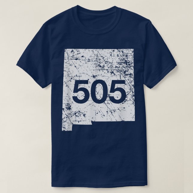 Camiseta Albuquerque Gallup Papais noeis Fe Area Code 505 , (Frente do Design)
