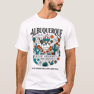 Camiseta Albuquerque High Desert Skies Balloon Fiesta Ilus