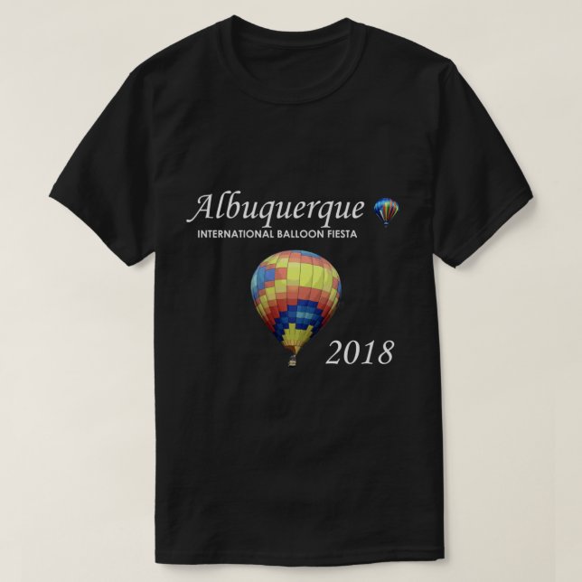 Camiseta Albuquerque International Balloon Fiesta (Frente do Design)