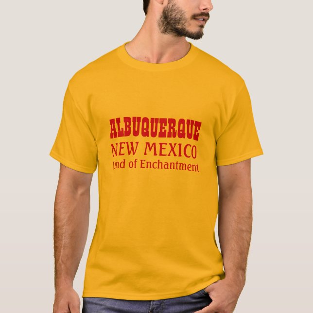 CAMISETA ALBUQUERQUE, NEW MEXICO (Frente)