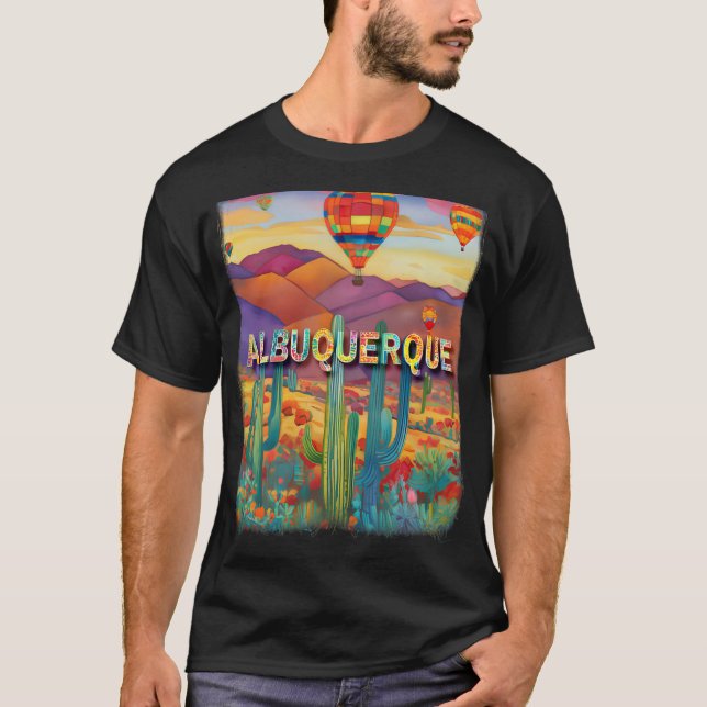 Camiseta Albuquerque New Mexico Nm Desert Oasis Sd316  (Frente)