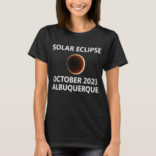 Camiseta Albuquerque Novo México Eclipse Solar 2023 outubro