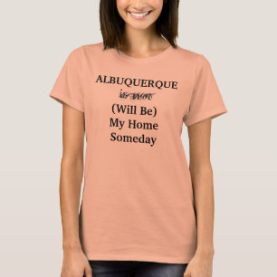 Camiseta ALBUQUERQUE Novo México Lar Um Dia Viagem Cidade