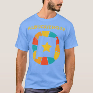 Camiseta Albuquerque Novo México Vintage angustiou Souvenir