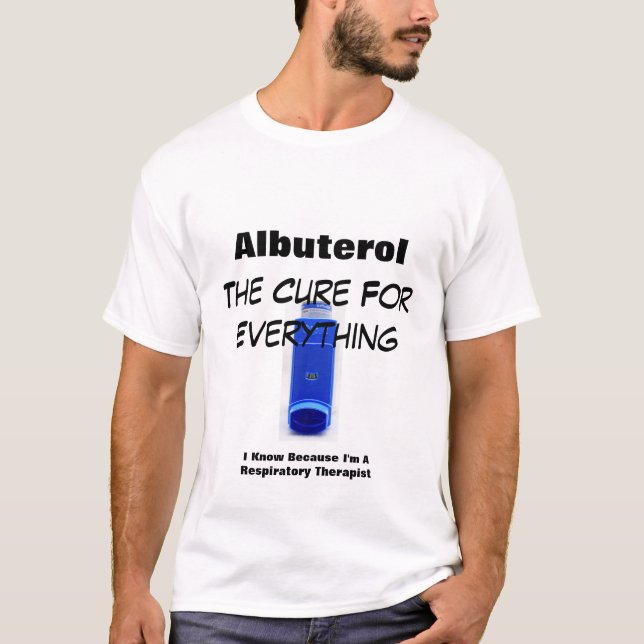 Camiseta Albuterol O Curativo Para Tudo (Frente)