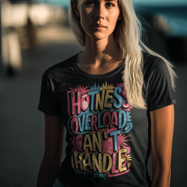 Camiseta Alça do cabo de sobrecarga de Hotness (Criador carregado)