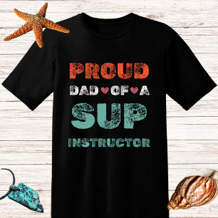 Camiseta Alça do instrutor de elevação do Pai orgulhoso ret