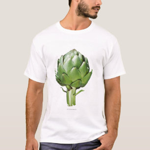Camiseta Alcachofra no fundo branco cortado