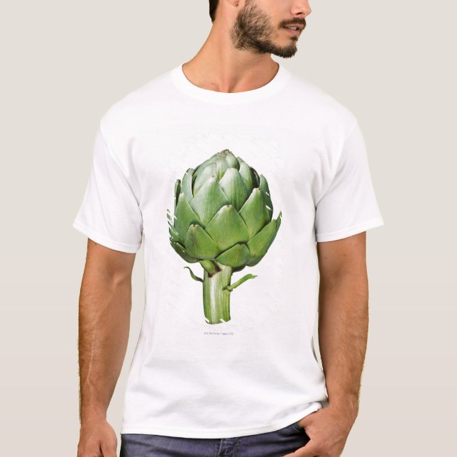 Camiseta Alcachofra no fundo branco cortado (Frente)