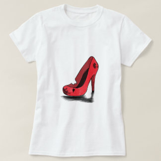 Camiseta Alcançar alto salgado e rasgado