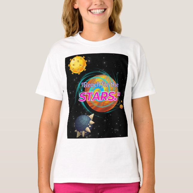CAMISETA ALCANCE AS ESTRELAS (Frente)