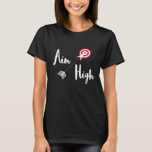 Camiseta Alcance Com Seta E Alvo De Arquivamento