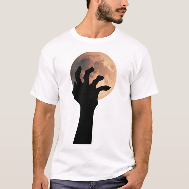 Camiseta Alcance da Lua: Segurando o Teto da Escuridão (Frente)