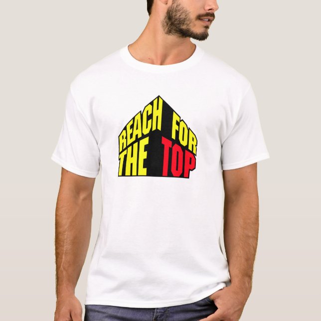 Camiseta alcance para a parte superior (Frente)
