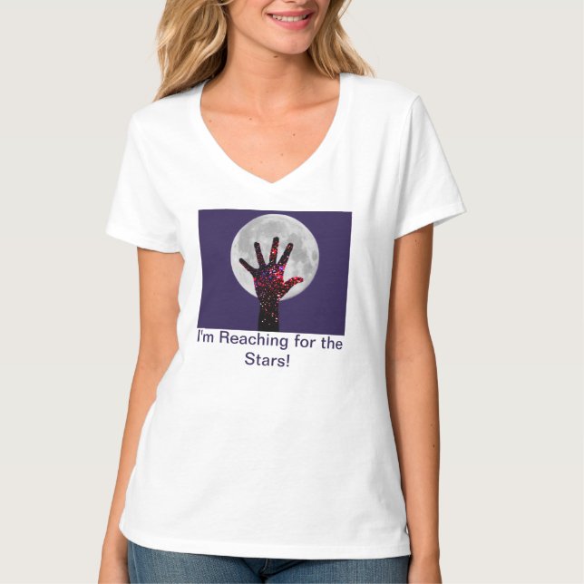 Camiseta Alcance para as Estrelas  (Frente)