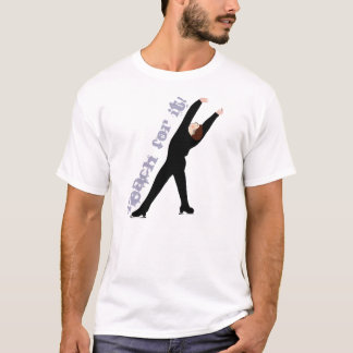 Camiseta Alcance para ele T do patinagem no gelo