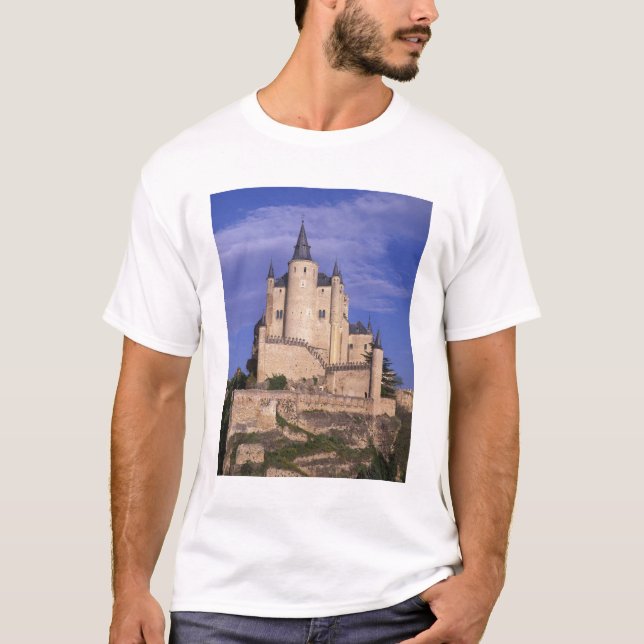 Camiseta Alcazar, Segóvia, Castela Leão, Espanha, Unesco (Frente)