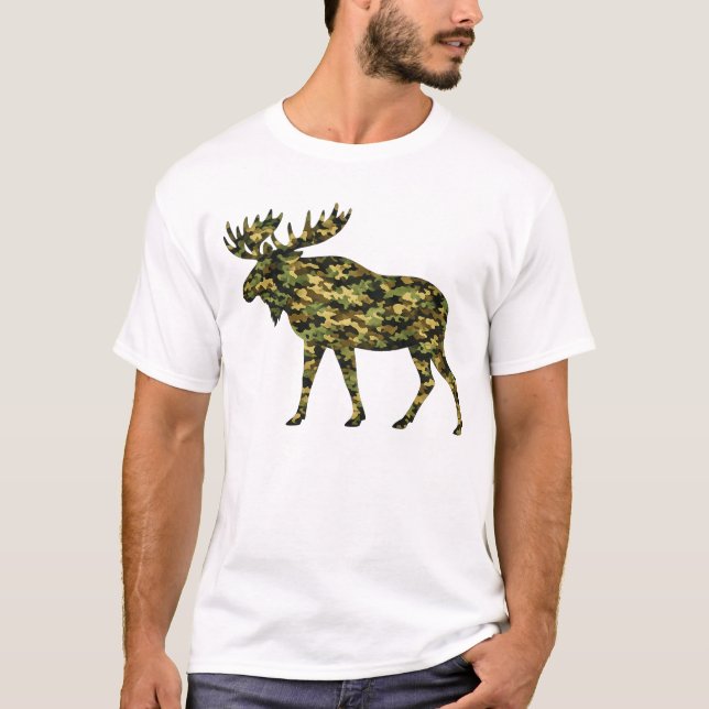 Camiseta Alce Camuflado (Frente)