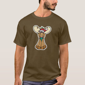 Camiseta Alce de natal bobo