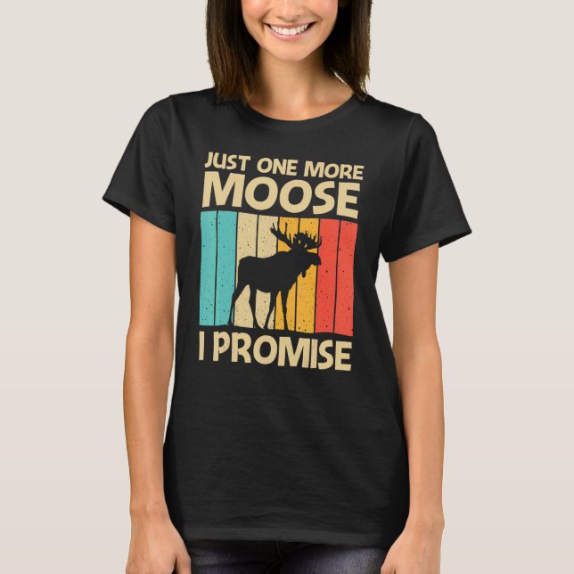 Camiseta Alce legal Para Homens Moose Alaska Moose Elk Hu (Frente)