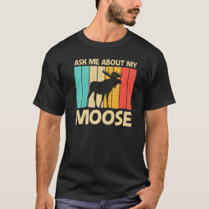 Camiseta Alce legal Para Homens Moose Alaska Moose Elk Hu