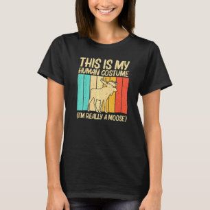 Camiseta Alce Legal Para Homens Mulheres Alce Veado Touro A