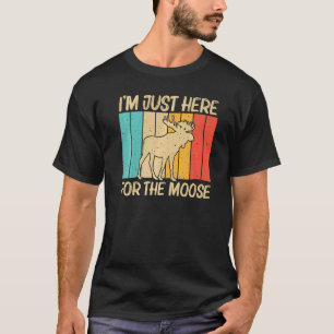 Camiseta Alce Legal Para Homens Mulheres Alce Veado Touro A